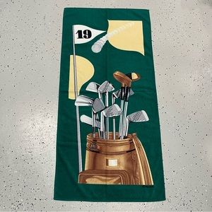 Vintage Golf 19th Hole Beach Towel / Bath Towel